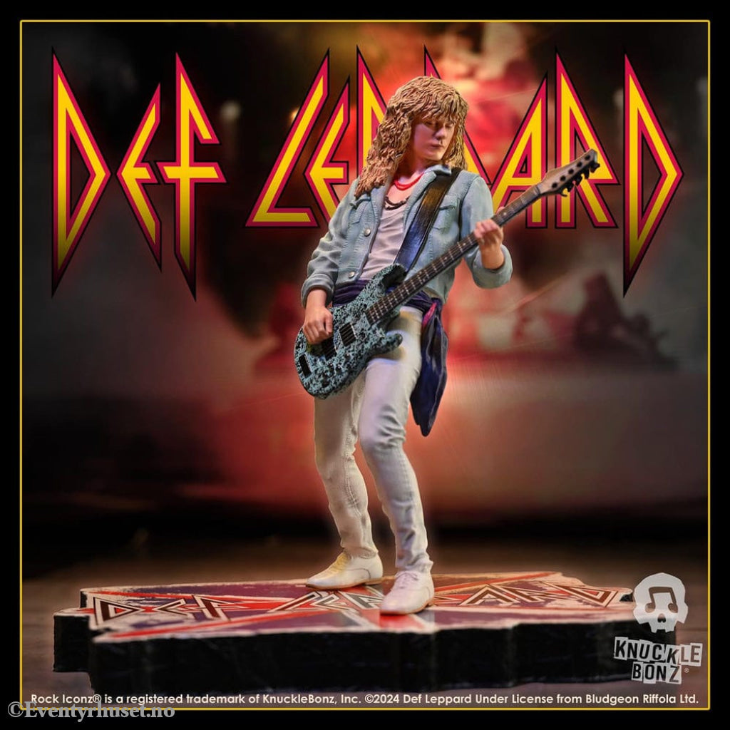 Def Leppard Rock Iconz Statue Rick Savage 24 cm Collectibles