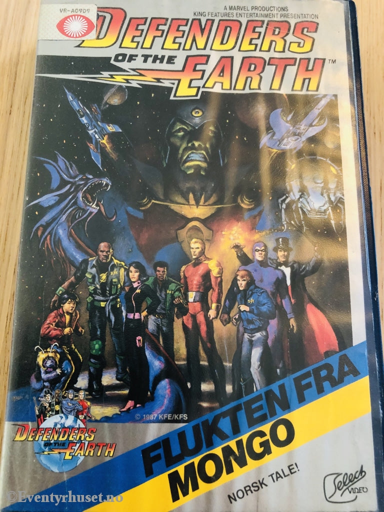 Defenders Of The Earth - Flukten Fra Mongo. 1987. Vhs Big Box.