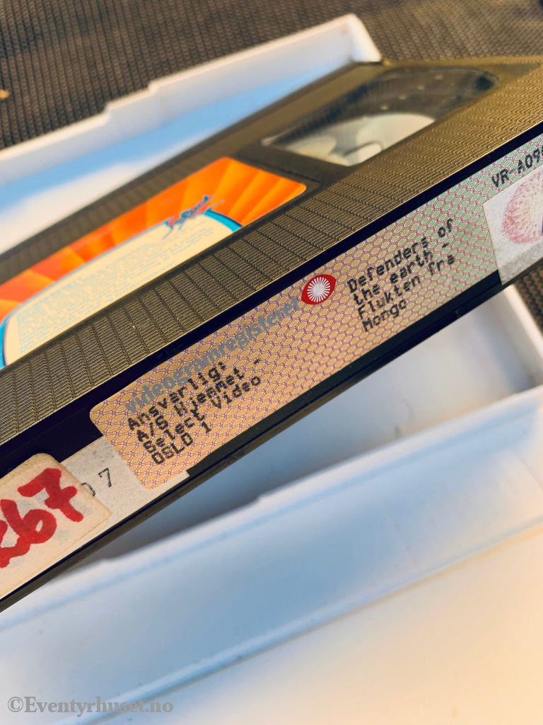 Defenders of the earth flukten fra Mongo. 1987. VHS Big Box. VHS Big Box