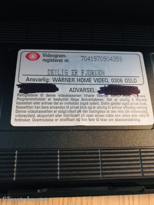 Deilig Er Fjorden. 1985. Vhs. Vhs