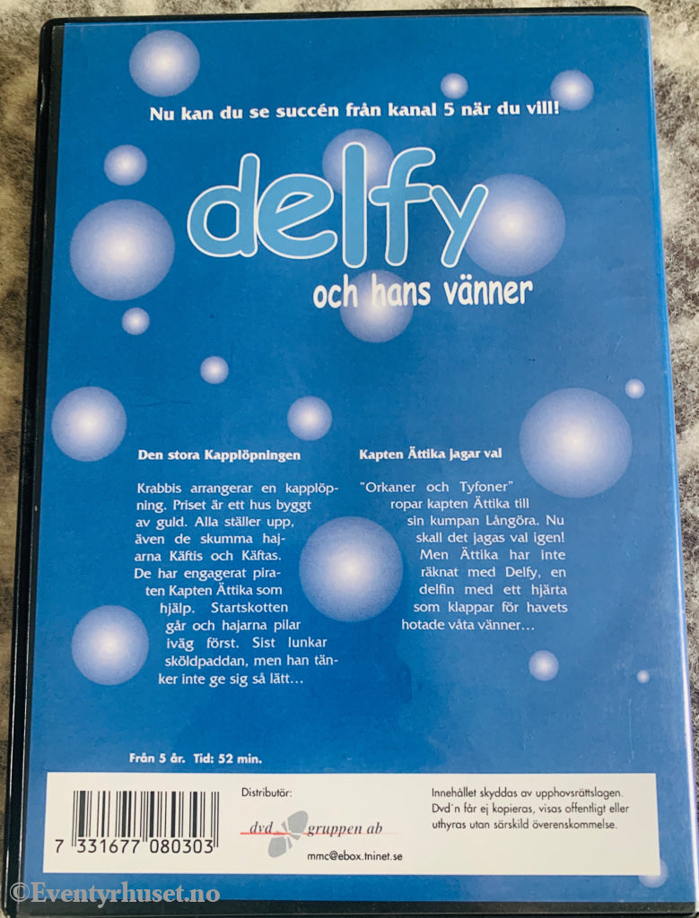 Delfy Og Hans Venner. Dvd. Svensk Utgave. Dvd