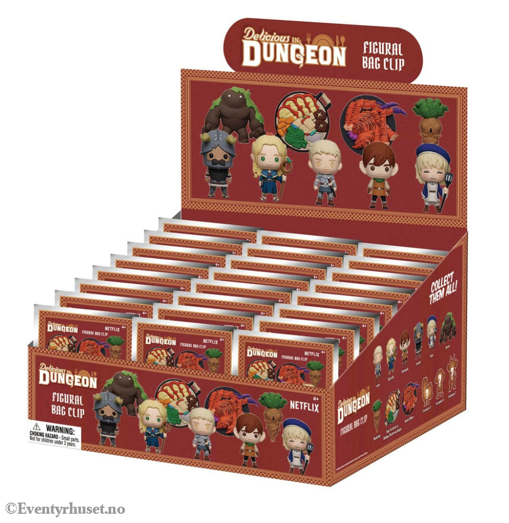 Delicious in Dungeon PVC Bag Clips Series 1 Display (24) Fashion & Accessories