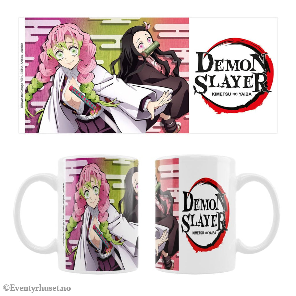 Demon Slayer Ceramic Mug Mitsuri & Nezuko Manga & Anime