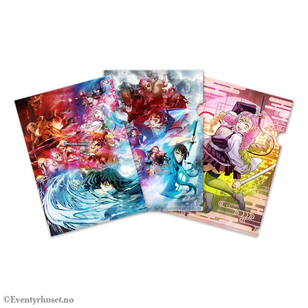 Demon Slayer: Kimetsu no Yaiba Clearfile 3-Set 01 Manga & Anime