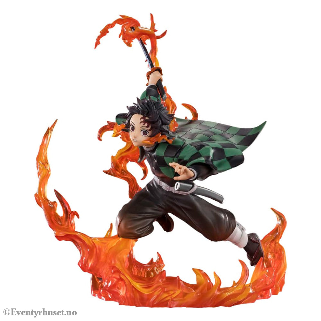 Demon Slayer: Kimetsu no Yaiba FiguartsZERO PVC Statue Kamado Tanjiro (Kyojuro Rengoku’s Sword Guard Ver.) 19 cm Manga