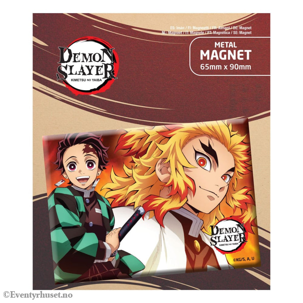 Demon Slayer: Kimetsu no Yaiba Fridge Magnet Tanjiro & Kyojuro Manga & Anime