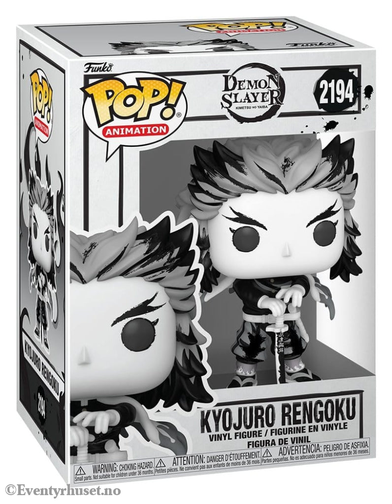 Demon Slayer: Kimetsu no Yaiba POP! Animation Vinyl Figures Rengoku(Sumi-Ink) 9 cm Manga & Anime