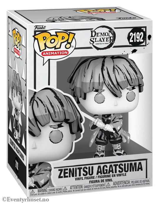Demon Slayer: Kimetsu no Yaiba POP! Animation Vinyl Figures Zenitsu(Sumi-Ink) 9 cm Manga & Anime