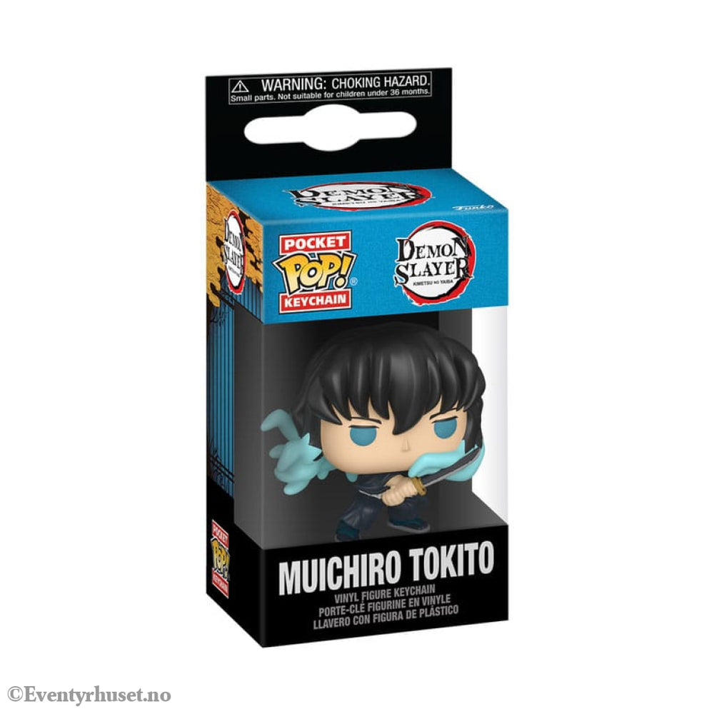 Demon Slayer: Kimetsu no Yaiba POP! Vinyl Keychains 4 cm Muichiro (Attack) Display (12) Fashion & Accessories