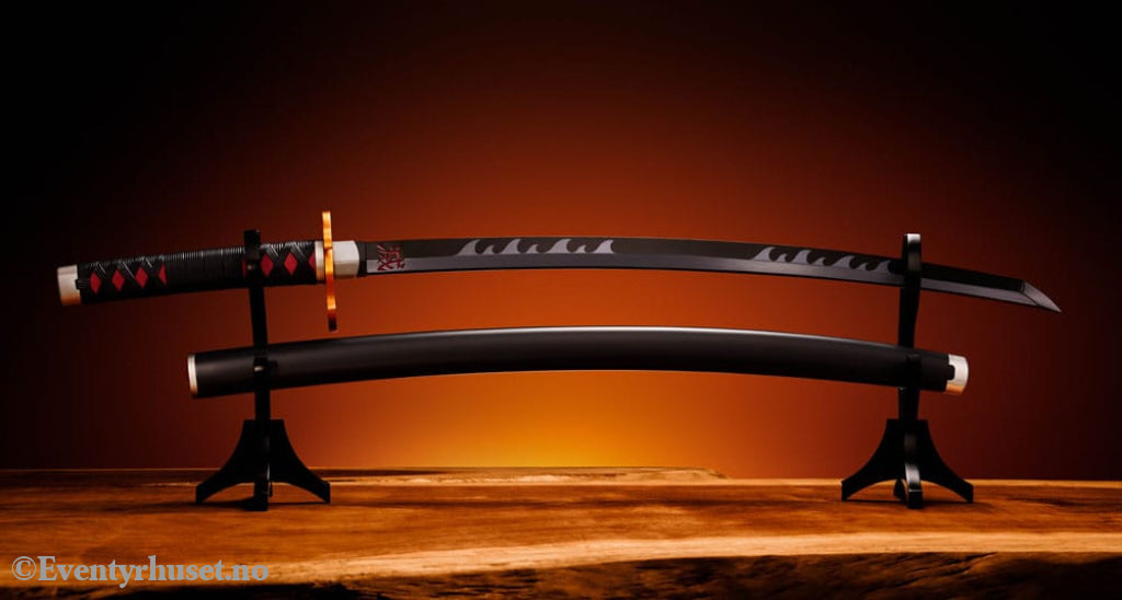 Demon Slayer: Kimetsu no Yaiba Proplica Replica 1/1 Nichirin Sword (Tanjiro Kamado) Kyojuro Rengoku´s Sword Gueard Ver.