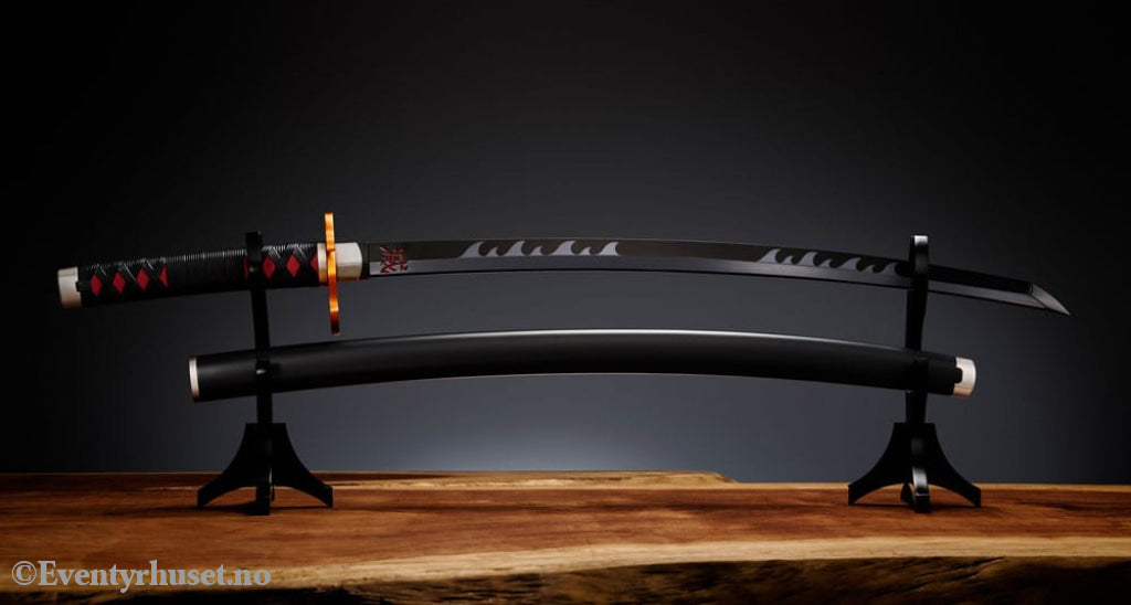 Demon Slayer: Kimetsu no Yaiba Proplica Replica 1/1 Nichirin Sword (Tanjiro Kamado) Kyojuro Rengoku´s Sword Gueard Ver.