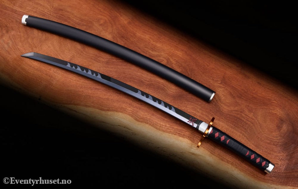 Demon Slayer: Kimetsu no Yaiba Proplica Replica 1/1 Nichirin Sword (Tanjiro Kamado) Kyojuro Rengoku´s Sword Gueard Ver.