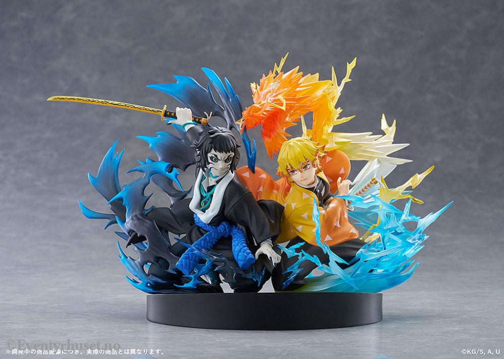 Demon Slayer: Kimetsu no Yaiba PVC Statue Zenitsu Agatsuma & Kaigaku 15 cm Manga & Anime