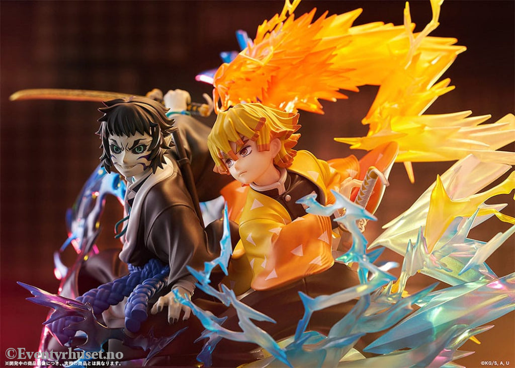 Demon Slayer: Kimetsu no Yaiba PVC Statue Zenitsu Agatsuma & Kaigaku 15 cm Manga & Anime