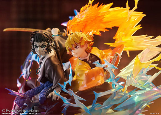 Demon Slayer: Kimetsu no Yaiba PVC Statue Zenitsu Agatsuma & Kaigaku 15 cm Manga & Anime