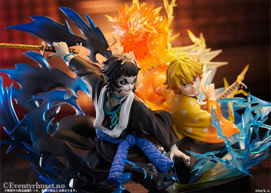 Demon Slayer: Kimetsu no Yaiba PVC Statue Zenitsu Agatsuma & Kaigaku 15 cm Manga & Anime