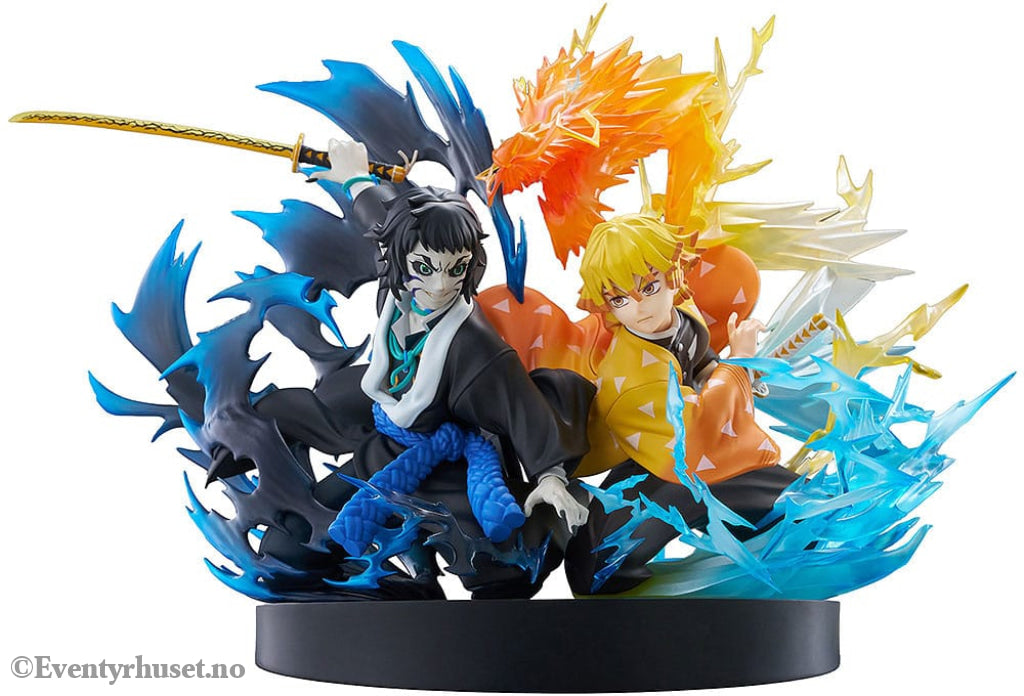 Demon Slayer: Kimetsu no Yaiba PVC Statue Zenitsu Agatsuma & Kaigaku 15 cm Manga & Anime