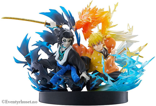 Demon Slayer: Kimetsu no Yaiba PVC Statue Zenitsu Agatsuma & Kaigaku 15 cm Manga & Anime