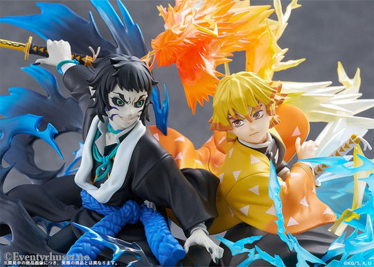 Demon Slayer: Kimetsu no Yaiba PVC Statue Zenitsu Agatsuma & Kaigaku 15 cm Manga & Anime