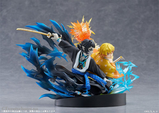 Demon Slayer: Kimetsu no Yaiba PVC Statue Zenitsu Agatsuma & Kaigaku 15 cm Manga & Anime
