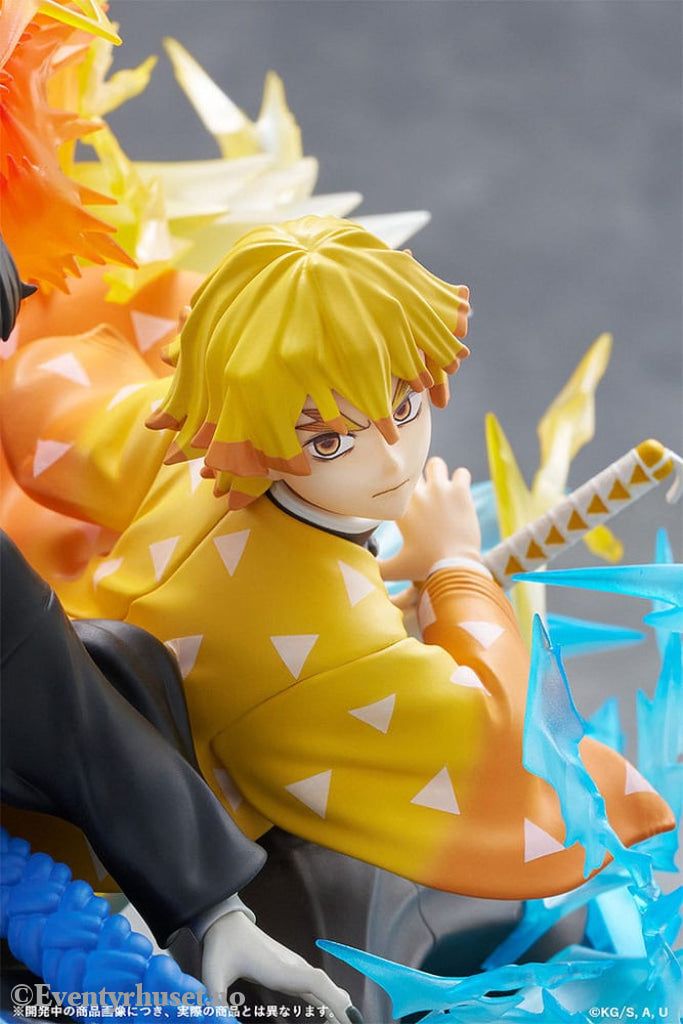 Demon Slayer: Kimetsu no Yaiba PVC Statue Zenitsu Agatsuma & Kaigaku 15 cm Manga & Anime