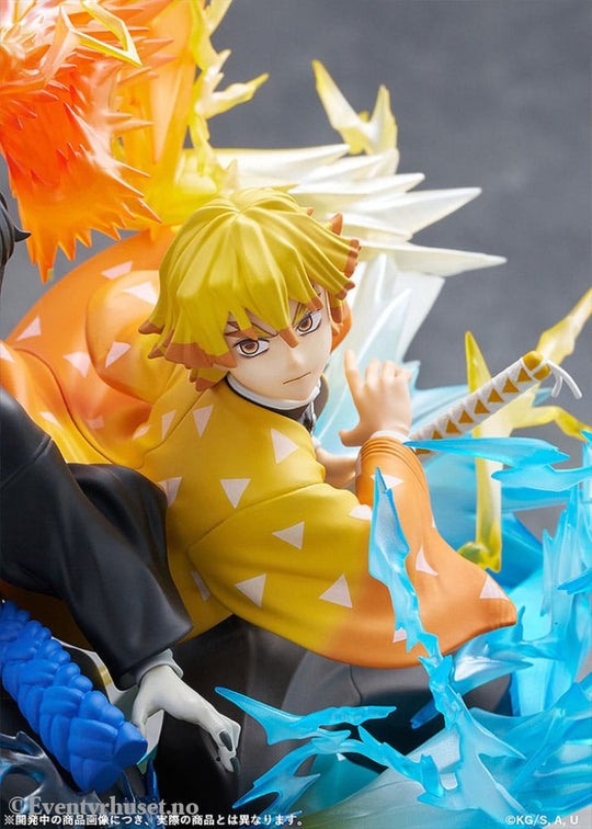 Demon Slayer: Kimetsu no Yaiba PVC Statue Zenitsu Agatsuma & Kaigaku 15 cm Manga & Anime