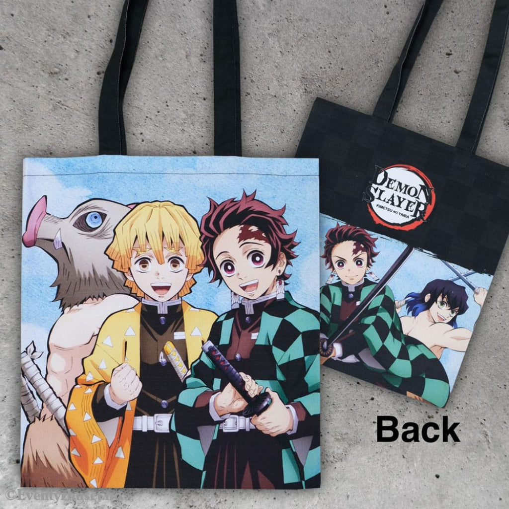 Demon Slayer: Kimetsu no Yaiba Tote Bag Inosuke Zenitsu Tanjiro Manga & Anime