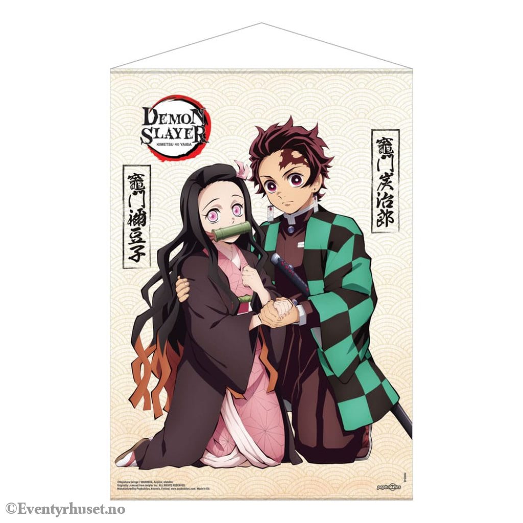 Demon Slayer: Kimetsu no Yaiba Wallscroll Tanjiro & Nezuko Kamado 50 x 70 cm Manga & Anime