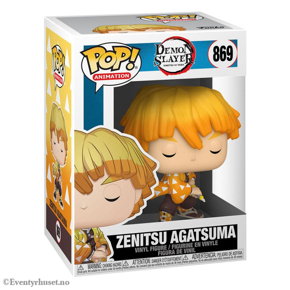 Demon Slayer POP! Animation Vinyl Figure Zenitsu Agatsuma 9 cm Collectibles