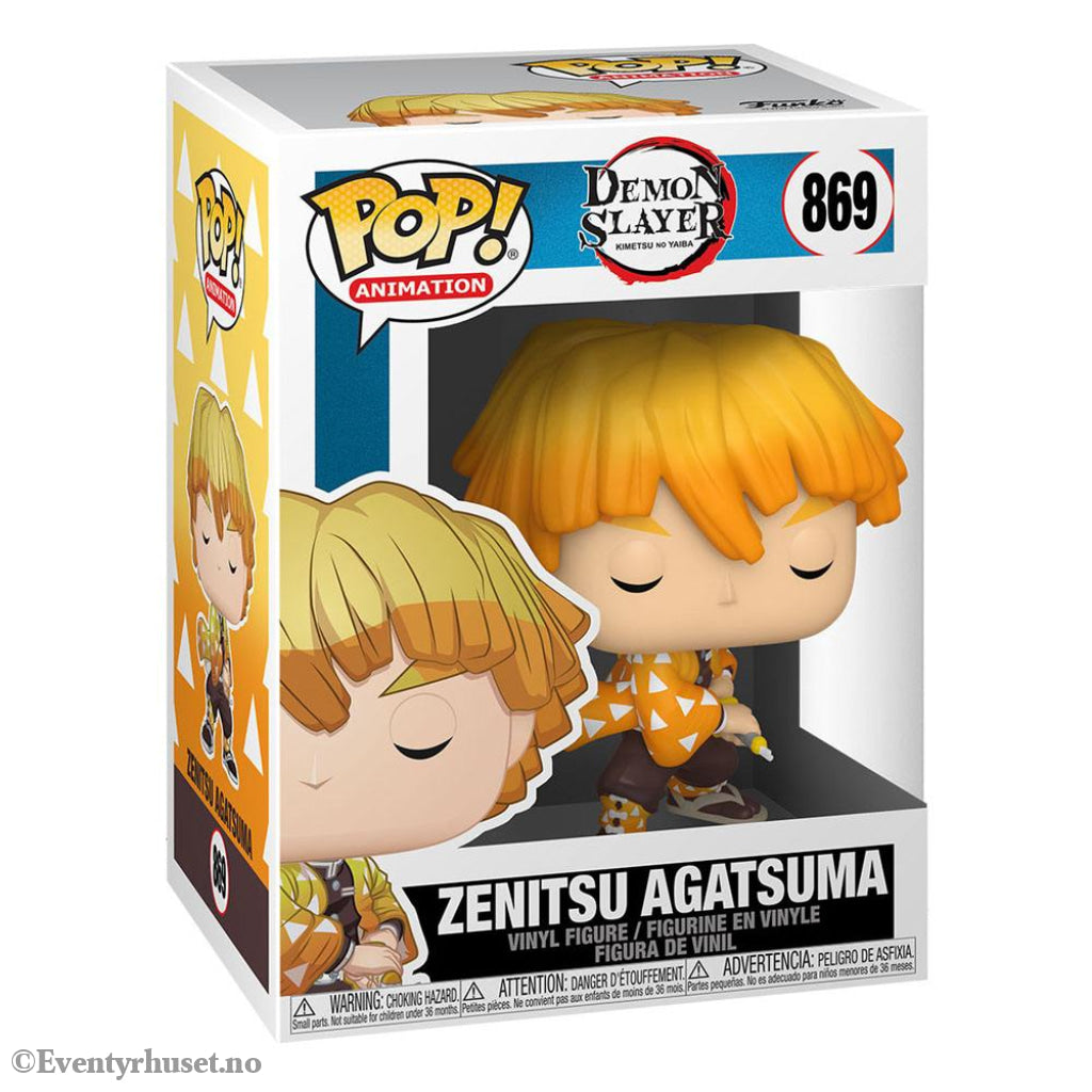 Demon Slayer POP! Animation Vinyl Figure Zenitsu Agatsuma 9 cm Collectibles