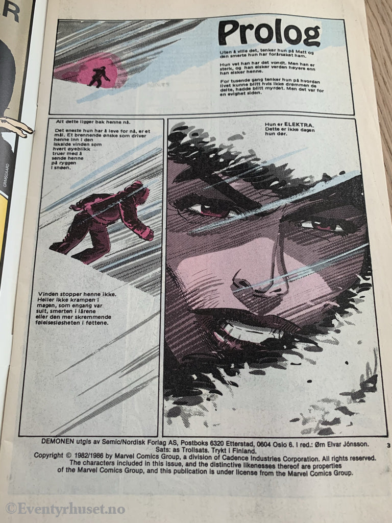 Demonen. 02/1987. Tegneserieblad