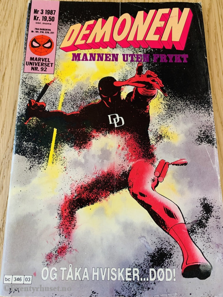 Demonen. 1987/03. Tegneserieblad