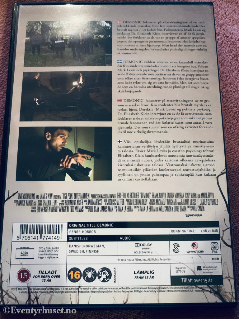 Demonic. DVD.