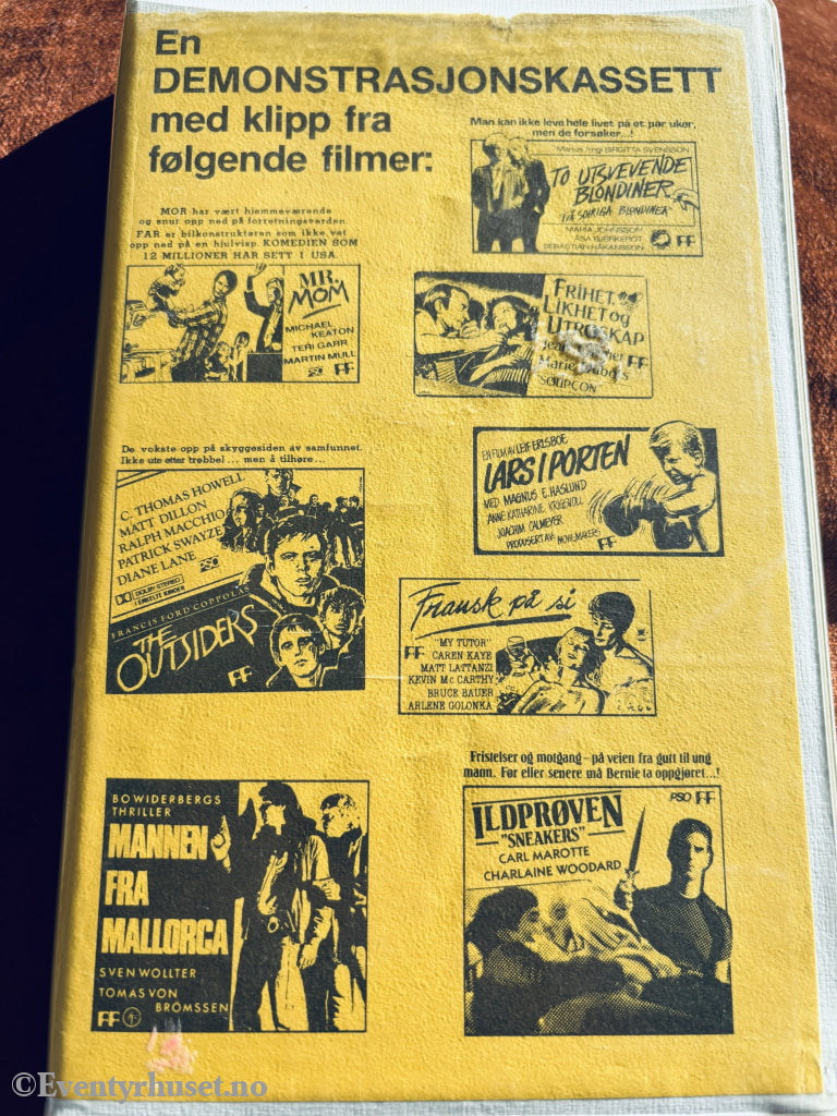 Demonstrasjonskassett (1980-tallet). VHS Big Box