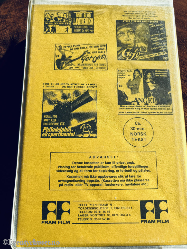 Demonstrasjonskassett (1980-tallet). VHS Big Box