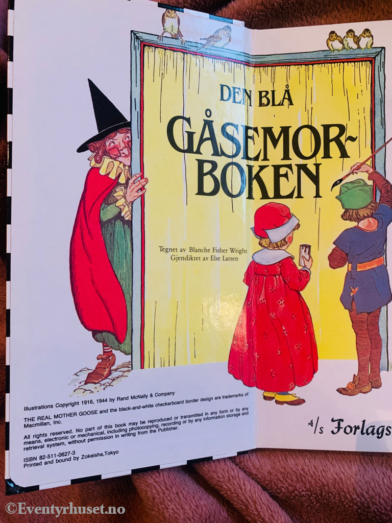 Den blå Gåsemor-boken. Fortelling