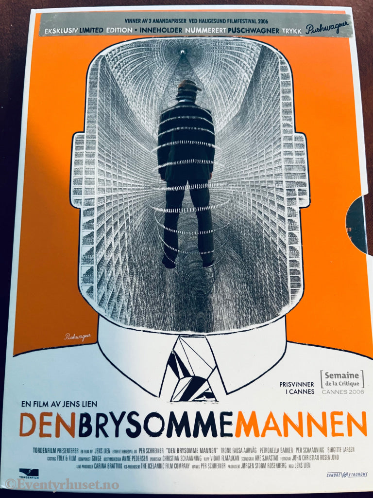 Den Brysomme Mannen - Med Nummerert Puschwagner Trykk. Dvd Slipcase.