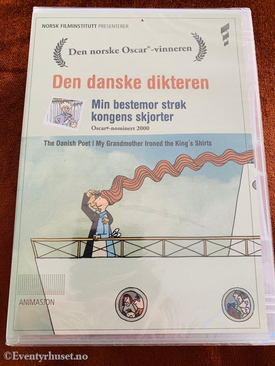 Den Danske Dikteren / Min Bestemor Strøk Kongens Skjorter. 2006/1999. Dvd. Ny I Plast! Dvd