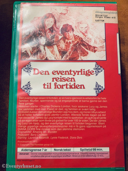 Den Eventyrlige Reisen Til Fortiden. 1972. Vhs Big Box.