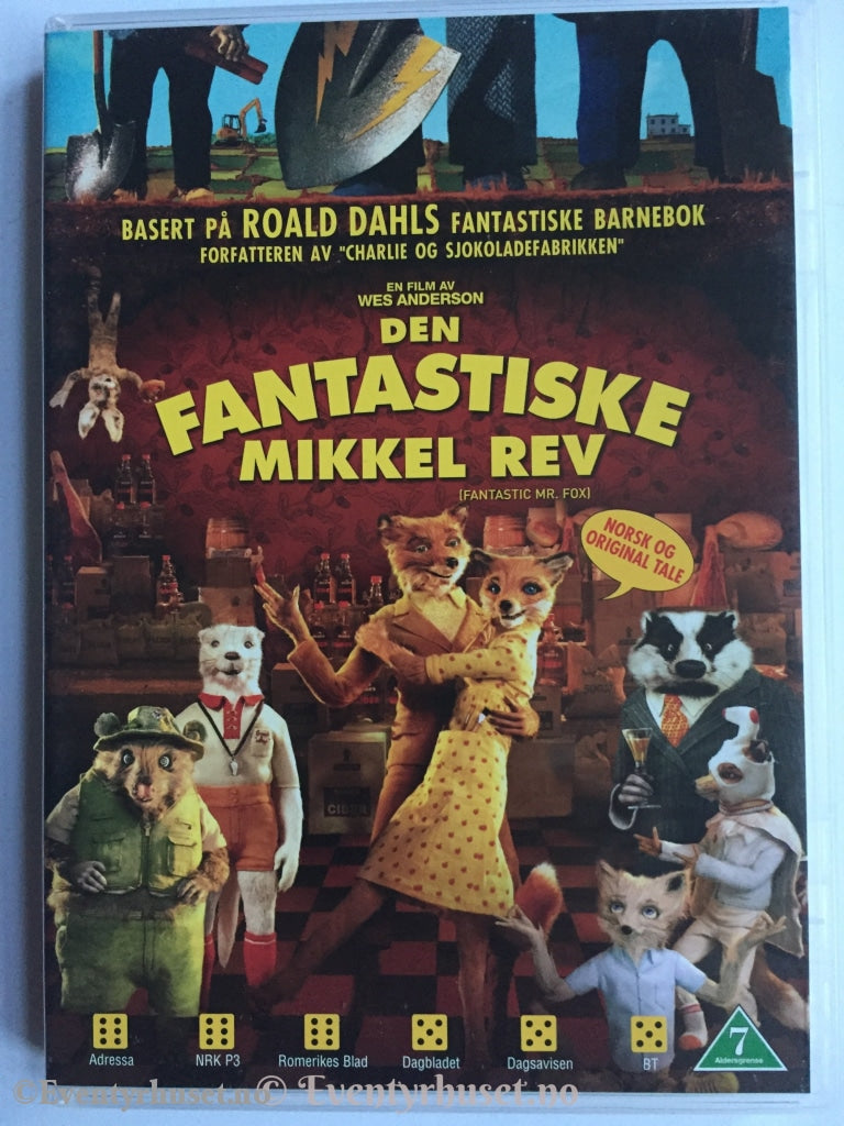 Den Fantastiske Mikkel Rev. Dvd. Dvd