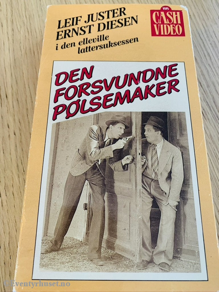 Den Forsvundne Pølsemaker. Vhs Slipcase.