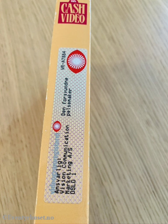 Den Forsvundne Pølsemaker. Vhs Slipcase.