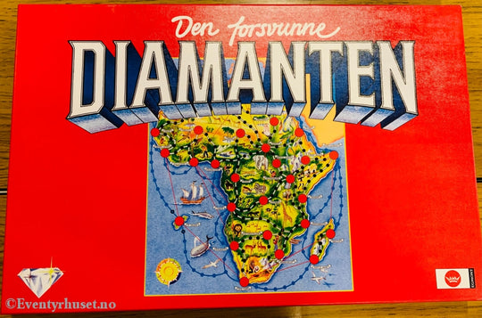 Den Forsvunnede Diamanten. Brettspill. Brettspill