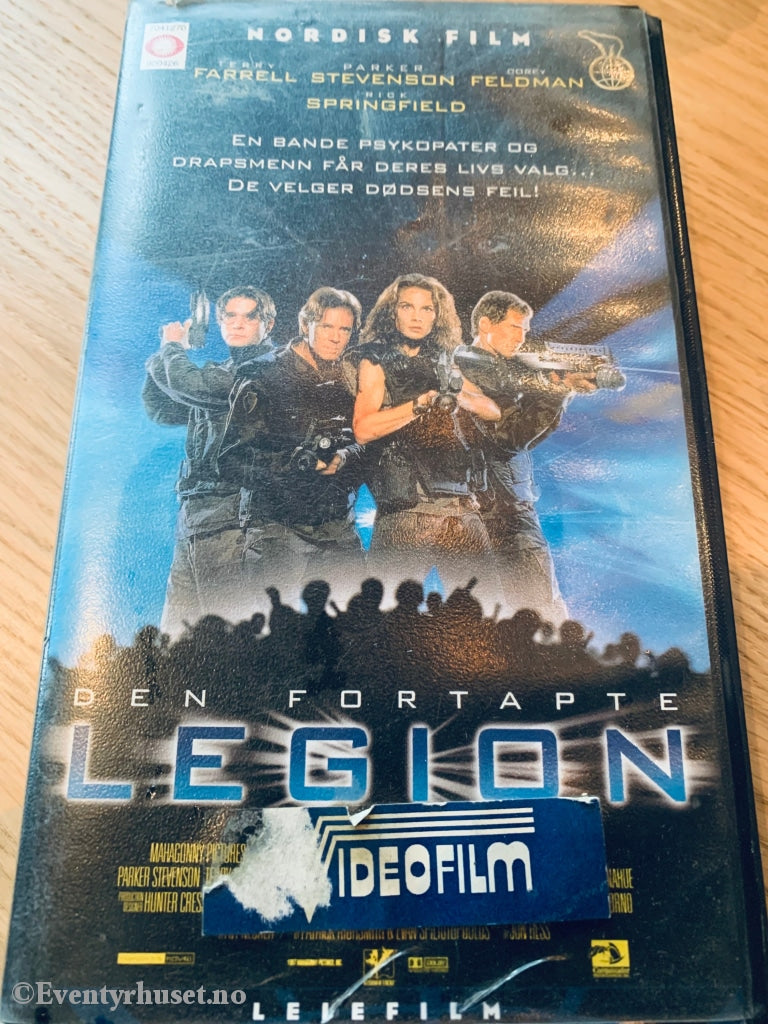Den Fortapte Legion. 1997. Vhs Leiefilm.