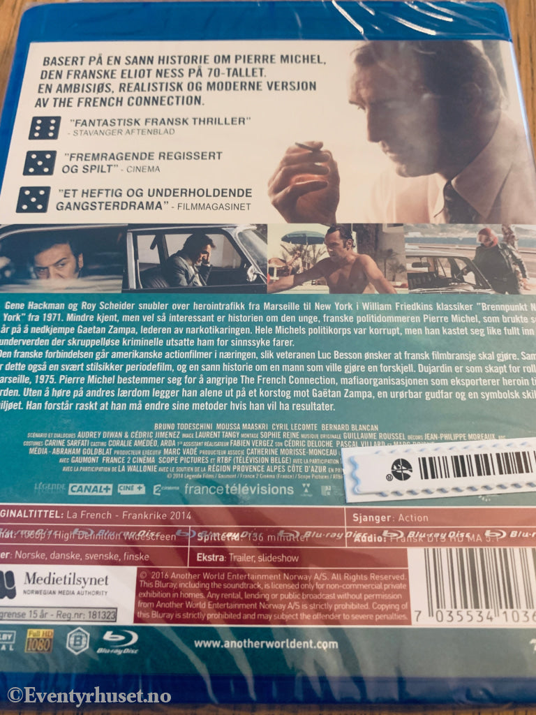 Den franske forbindelsen (La French) (2014). Blu-Ray. Ny i plast!