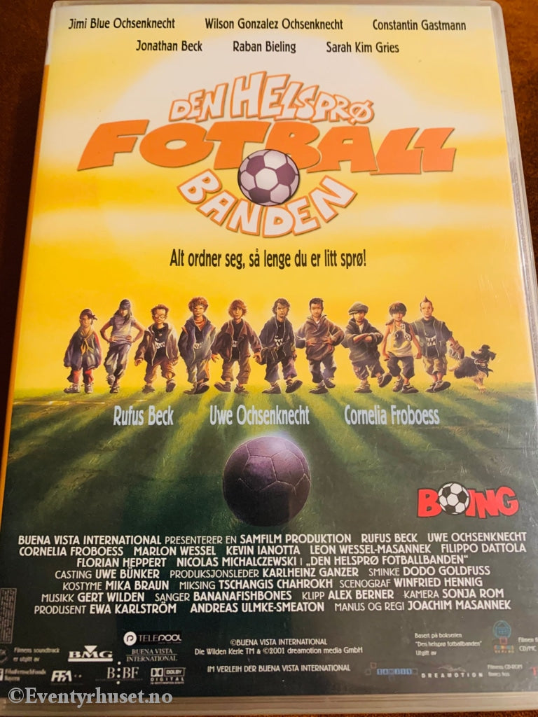 Den Helsprø Fotballbanen (Boing). 2001. Dvd. Dvd