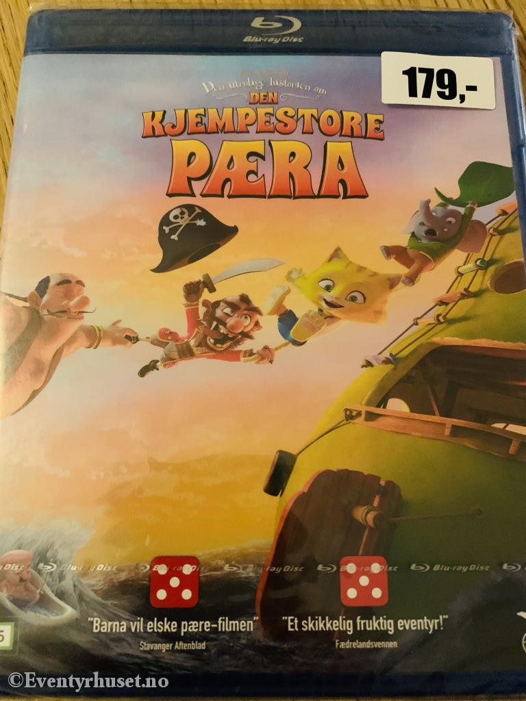 Den Kjempestore Pæra. Blu-Ray Ny I Plast! Blu-Ray Disc