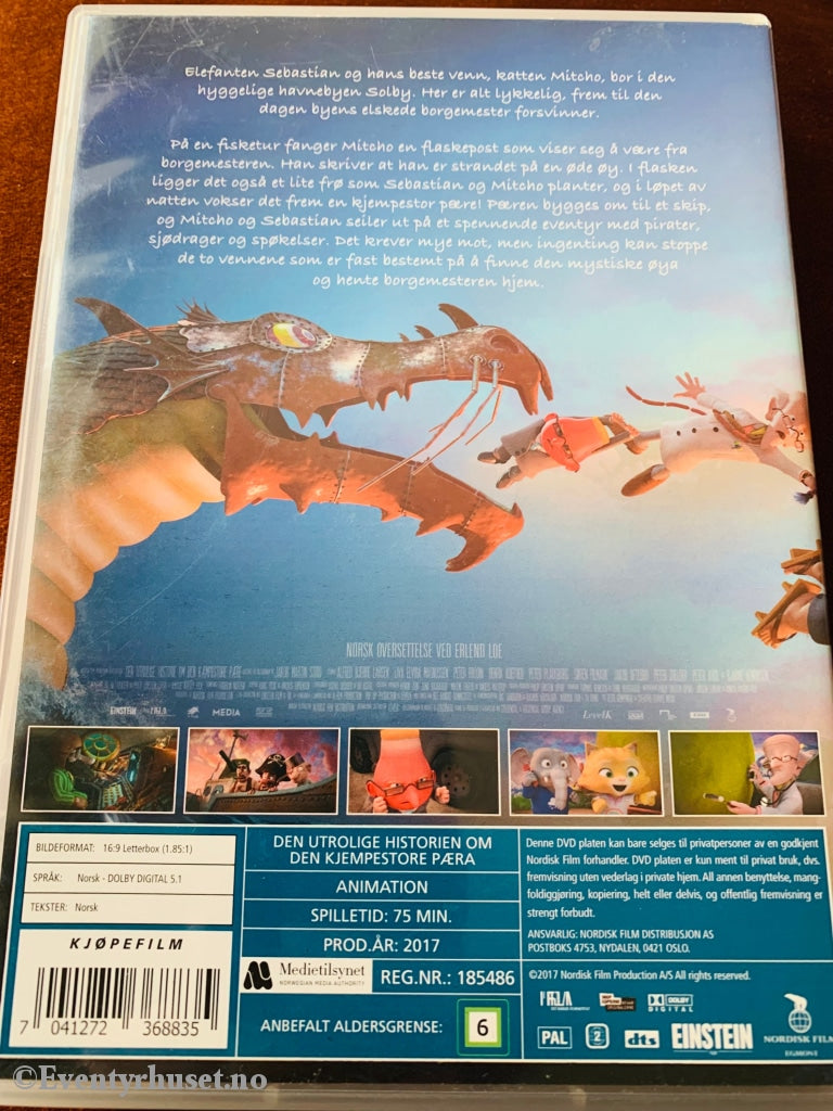 Den Kjempestore Pæra. Dvd. Dvd