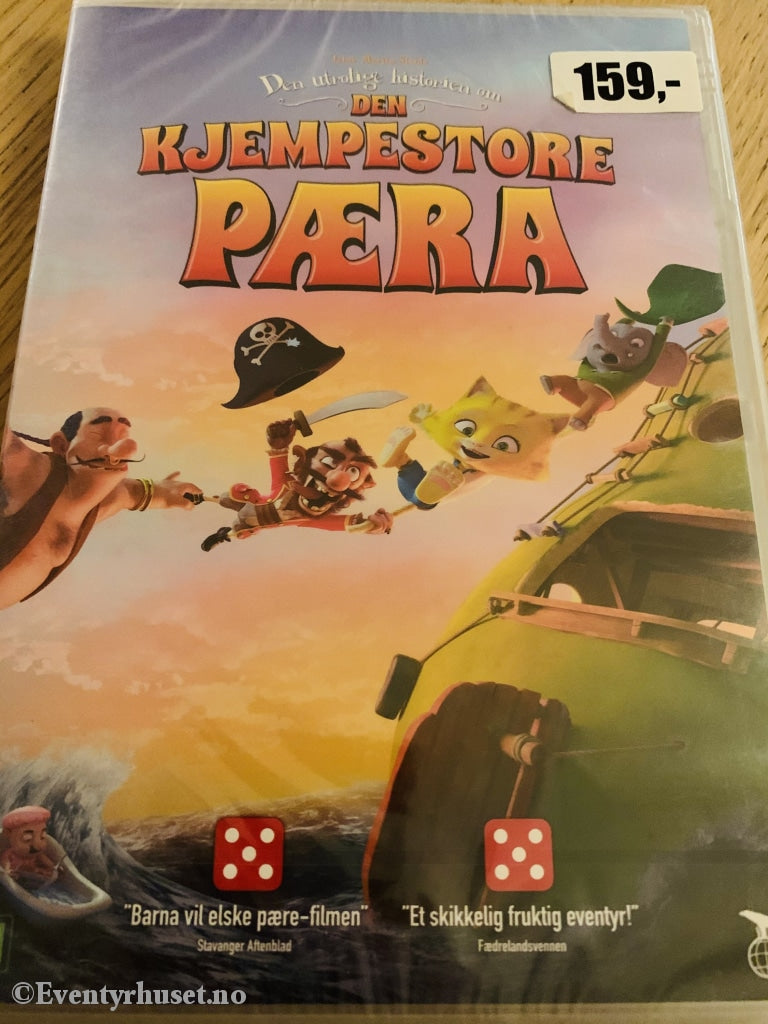 Den Kjempestore Pæra. Dvd Ny I Plast!