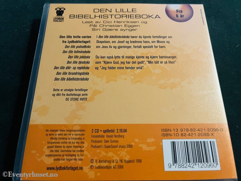 Den Lille Bibelhistorie - Boka. Lydbok På 2 Cd.